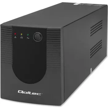Nepārtrauktās barošanas avots UPS Qoltec 53775 1.2 kVA 720 W 4 AC kontaktligzdas