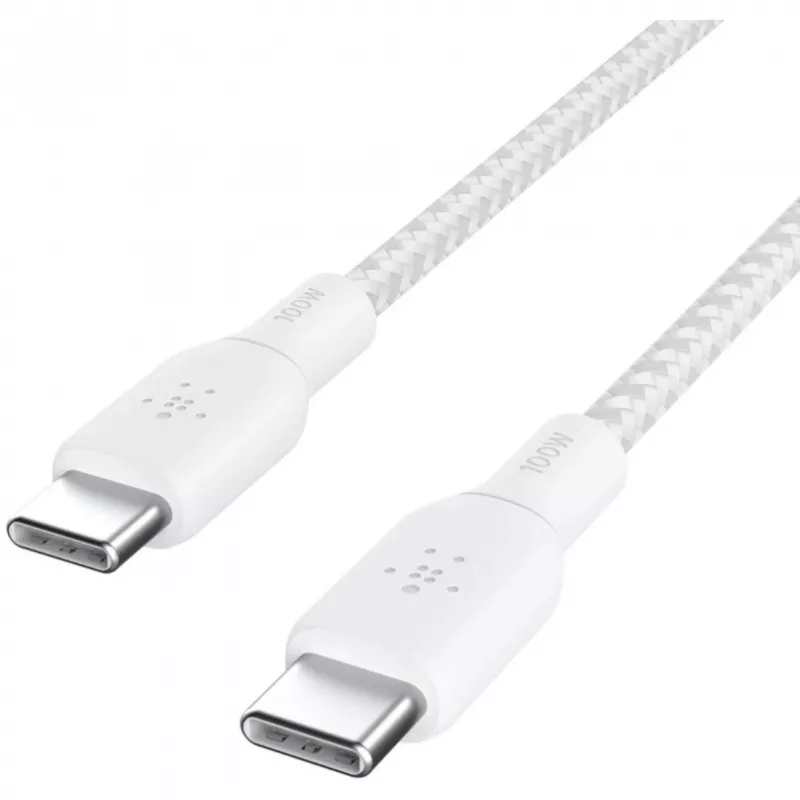Belkin BOOST CHARGE USB 2.0 2m USB C kabelis, balts