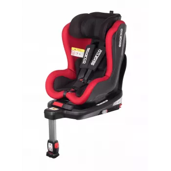 Bērnu autokrēsliņš Sparco SK500I Melns-Sarkans SK500IRD, līdz 18 kg