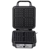 Vafeļu panna Adler AD 3083 — 4 kvadrātveida vafeles 10×10 cm, 1200 W, regulējama temperatūra, nepiedegoša, vēsi rokturi
