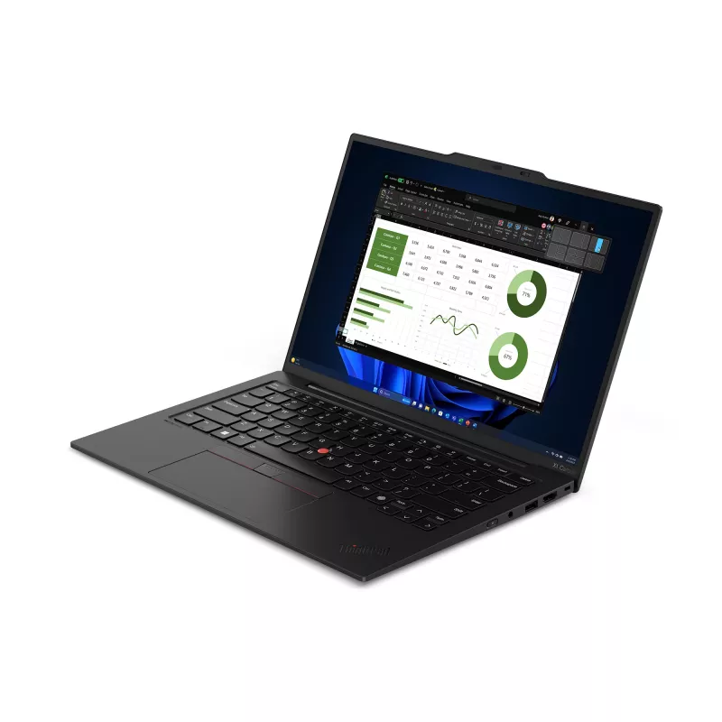 Lenovo ThinkPad X1 Carbon Gen 12 Core™ Ultra 7 155U 2TB SSD 16GB 14 WUXGA (1920x1200) IPS WIN11 Pro MELNS Fona apgaismojuma tastatūra 1 gada garantija