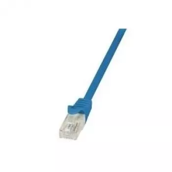 LogiLink CP2076U RJ45 tīkla kabelis, komutācijas kabelis CAT 6 U/UTP 5,00 m zils ar aizsardzību pret izraušanu 1 gab