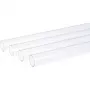 HardTube 12/10mm akrils (PMMA) caurspīdīgs 60cm, caurule caurspīdīga, 4 gab. komplekts