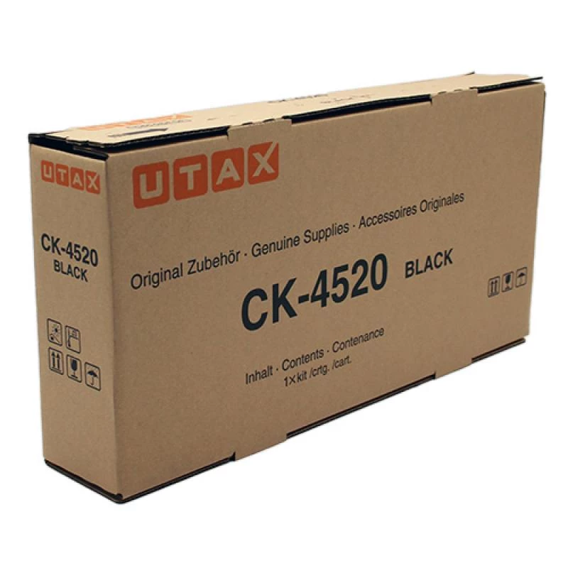Utax 1T02P10UT0/CK-4520 tonera komplekts, 15 tūkst. lappušu ISO/IEC 19752 priekš TA...