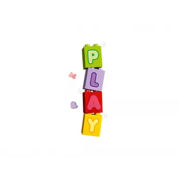 Konstruktors LEGO DUPLO 10421 ABC kravas automašīna, 36 gabali, 2 minifigūras, vecumam no 2 gadiem, izmēri 110×140×70 mm