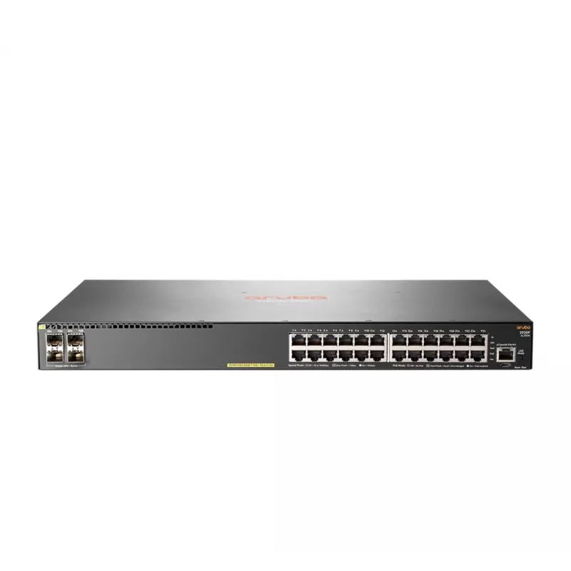 HPE Aruba Networking 2930F 24G PoE+ 4SFP+ slēdzis