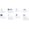 Piekļuves punkts Grandstream GWN7670 – divjoslu 2,4/5 GHz Wi‑Fi 802.11ac, MU‑MIMO, PoE, 2x RJ‑45, atbalsta 256 lietotājus, sienas stiprinājums, balts
