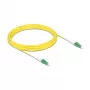 DeLOCK InfiniBand optiskās šķiedras kabelis 10m LC LC/APC Dzeltens