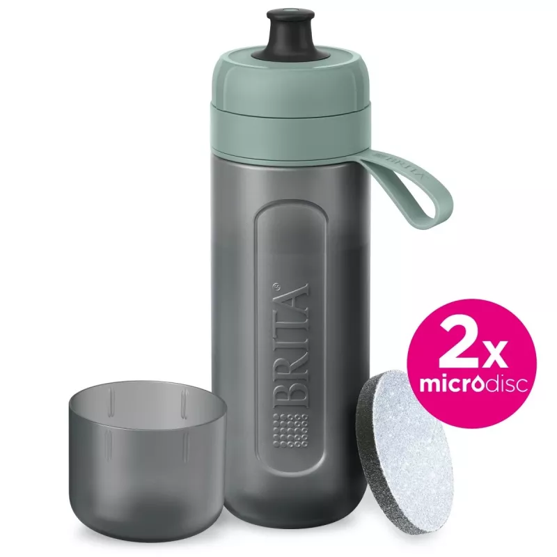 Brita Sports aktīvās filtrācijas ūdens pudele tumši zaļa, Zaļa
