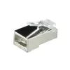 Vadu savienotājs RJ45 LogiLink MP0022 melns caurspīdīgs