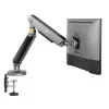 NanoRS Gaming Monitor Mount 17-32 ar RGB LED apgaismojumu, galda stiprinājums, augstuma regulēšana, pagriešana, slīpums, maks. 9 kg, VESA 75x75 / 100x100