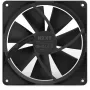 Korpusa ventilators NZXT F140 RGB 14 cm, melns, 500–1800 RPM, Fluid Dynamic Bearing, 4-pin, 18 gaismas diodes