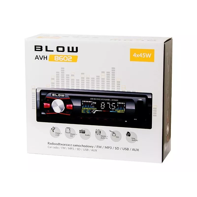 Automašīnas radio BLOW AVH-8602 MP3/USB/SD/MMC