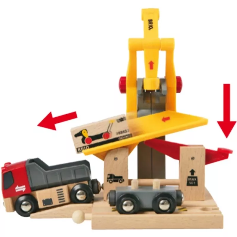 BRIO World kravu iekraušanas stacija, rotaļu ēka