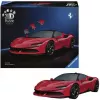 3D Puzzle Ravensburger Iconics Ferrari SF90 Stradale – kolekcionējama modeļa komplekts
