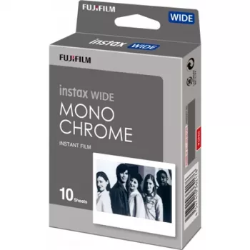 Fujifilm Instax Wide Monochrome WW 1 - Melnbalta tūlītējā fotofilma - instax mini - 10 ekspozīcijas (16564101)