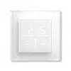 Stikla sienas termostats Homematic IP 161333A0 ar CO2 sensoru, digitāls RF, 230 V, 54,5×54,5×29 mm