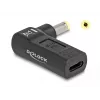 DeLOCK adapteris USB Type-C ligzda uz HP 4.8 x 1.7 mm spraudnis 90° leņķī