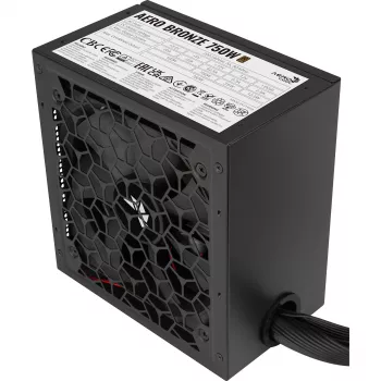 Barošanas bloks AEROCOOL AERO BRONZE 750W APFC (V.2 2025) – 750 W jauda, APFC