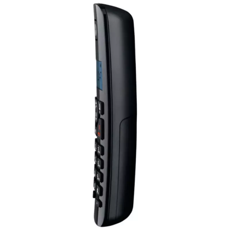 Motorola C4201 Analog/DECT telefons ar zvanītāja ID, melns