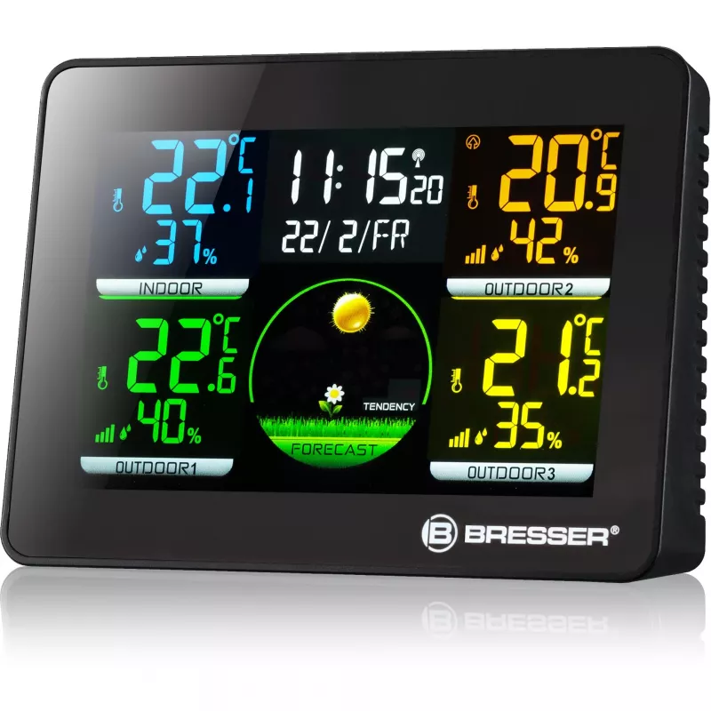 Digitālā meteoroloģiskā stacija Bresser Optics 7000023