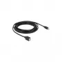 USB kabelis DeLOCK 83429 USB 2.0 5m USB B Melns