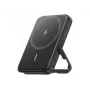 Pārnēsājams lādētājs Anker 322 MagGo — 5000 mAh, bezvadu 12 W, melns