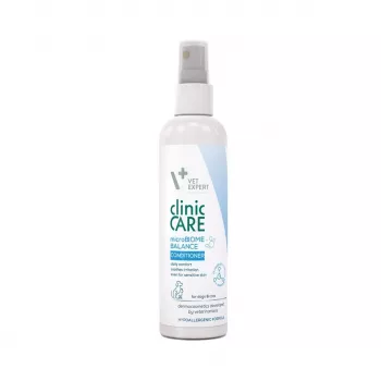 Kondicionieris VETEXPERT Clinic Care Balance 150 ml — veterinārais apmatojuma kondicionieris suņiem un kaķiem, 150 ml