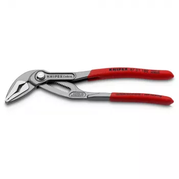 Ūdens sūkņa knaibles Knipex Cobra ES 87 51 180 SB – regulējama spīles atvērums 0–45 mm