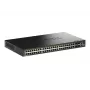 D-Link 52 portu gigabita krautnējams PoE+ viedais pārvaldāmais slēdzis ar 4 x 10G SFP+ portiem