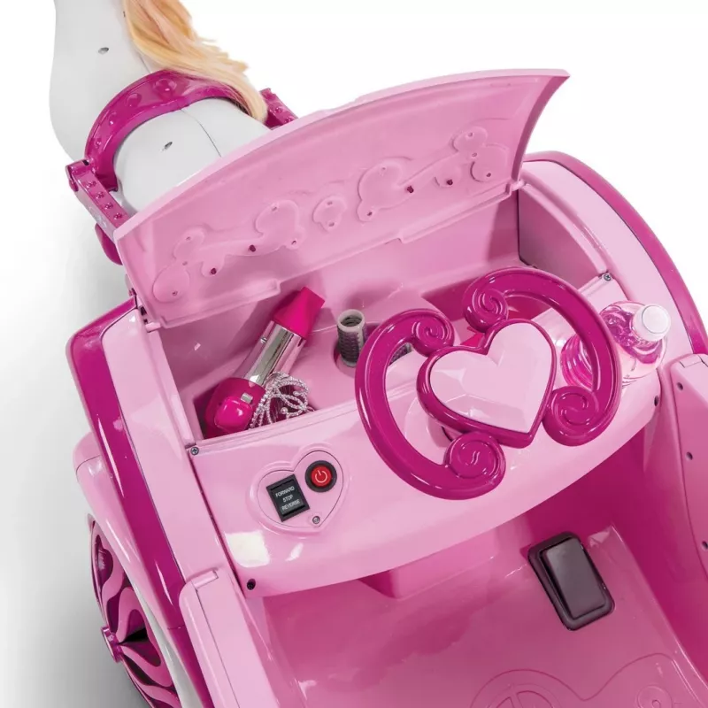 Huffy Electric Disney Princess kariete ar zirgu 6 V rozā