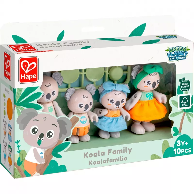 Hape koalas ģimenes rotaļu figūra