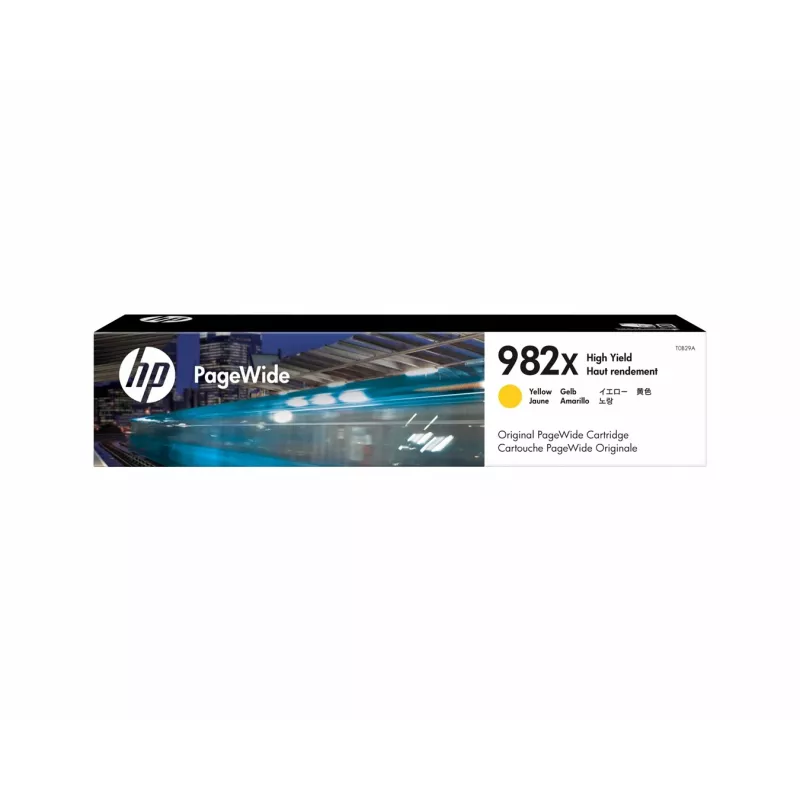HP 982X High Yield Yellow Original PageWide kasetne, dzeltena, 1 gab., 16000 lapas