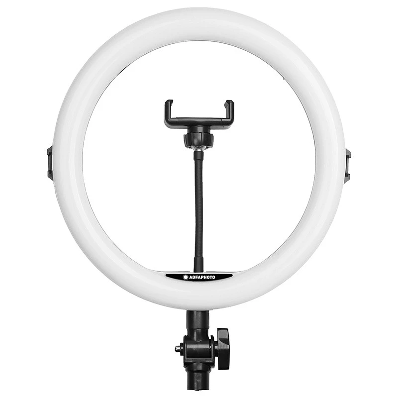Agfa Arl11 gredzena gaisma 120 LED vlogam + statīvs + tālvadības pults