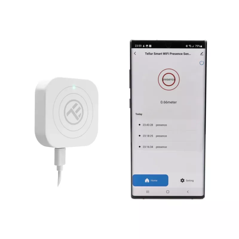 Klātbūtnes sensors Tellur TLL331552 WiFi balts