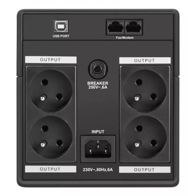 Armac H/1000E/LED UPS HOME Line-Interactive barošanas adapteris datoram - 80 Plus