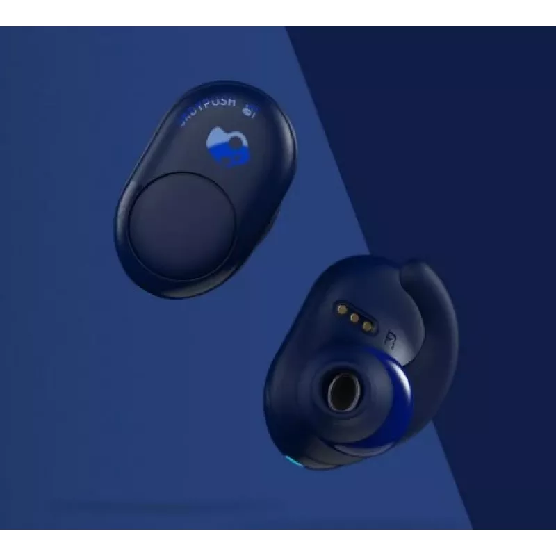 Skullcandy Push S2BBW bezvadu ievietojamās austiņas (Indigo zils)