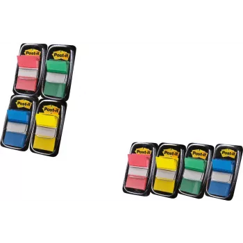 3M Post-it Index 680 AKTION: 8 Pack à 50 Streifen + GRATIS 4 Pack à 50 Streifen (680-P12)