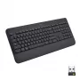 Logitech Signature K650 - Tastatūra - Bezvadu - Bluetooth 5.1 - QWERTZ - Zviedru - Grafīta