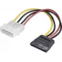 Strāvas adapteris Renkforce RF-4174632 1× IDE 4‑pin uz 1× SATA 15‑pin kabelis 0.15 m