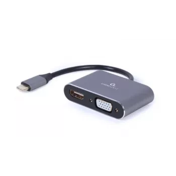 Cablexpert A-USB3C-HDMIVGA-01 USB grafikas adapteris pelēks
