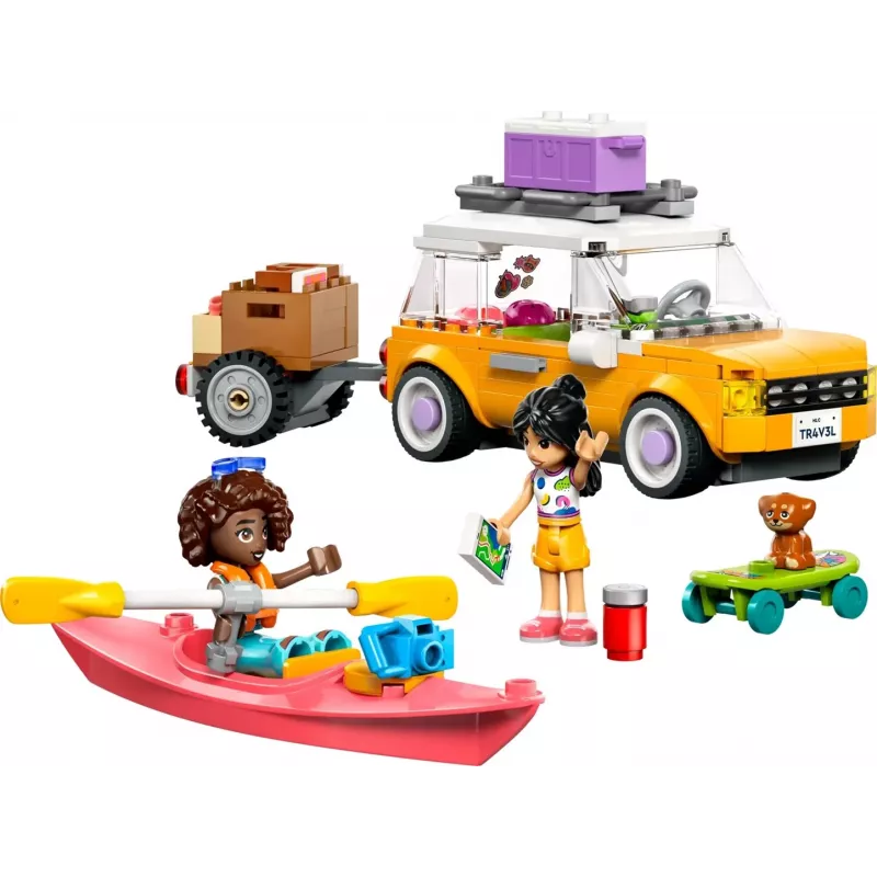 Konstrukciju rotaļlieta LEGO Friends rotaļu komplekts 42659 Draugu piedzīvojumu ceļojums, 220 detaļas, 2 mini figūriņas, vecumam 6+
