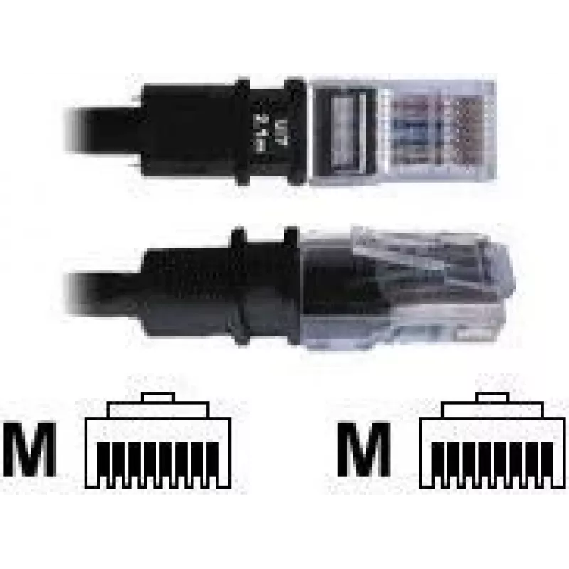 Patchsee Cat5e FTP tīkla kabelis 1,2 m, melns