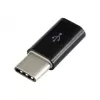Sbox Micro USB 2.0 F. -> TYPE C M. Melns AD.USB-C B