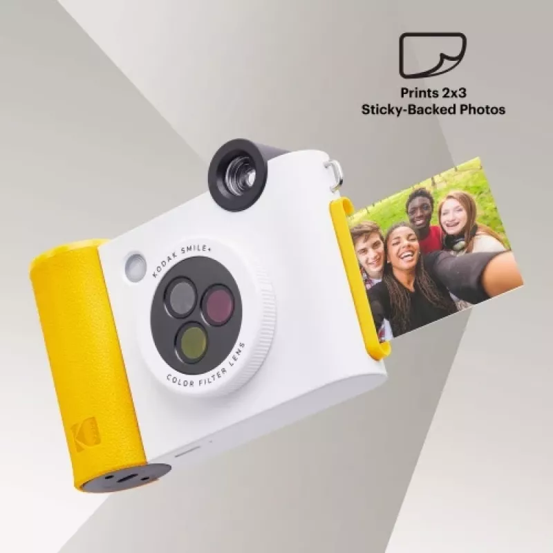 Kodak SMILE+ momentānā drukas kamera, 2x3'', balta
