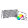 AIO ūdens dzesētājs Montech Hyper Flow ARGB 240 mm balts — 240 mm radiators, ARGB apgaismojums, balta apdare
