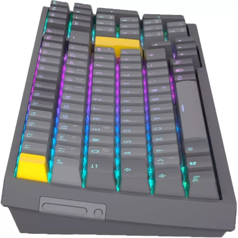 Celeris 1800, spēļu tastatūra pelēka, DE izkārtojums, ENDORFY dzeltena by Gateron