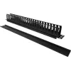 Kabeļu kaste Alantec PK008 sienas organizators 1U melna metāla/plastmasas
