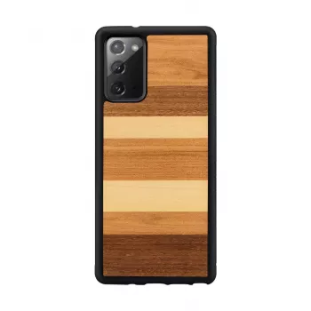 Aizsargapvalks Samsung Galaxy Note 20, man and wood — melns