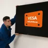 TV kronšteins MANTA P60 26–65 collu televizoriem, VESA saderīgs, regulējams sagāzums un pagrieziens